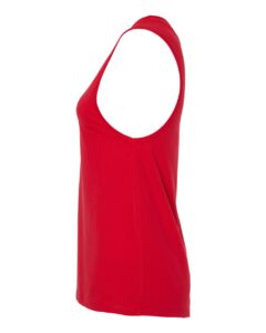 BELLA + CANVAS 6003 Women’s Jersey Muscle Tank – Red (side)