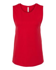 BELLA + CANVAS 6003 Women’s Jersey Muscle Tank – Red