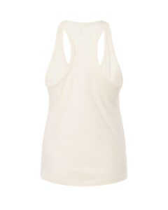 BELLA + CANVAS 6008 Women’s Jersey Racerback Tank – Natural (back)