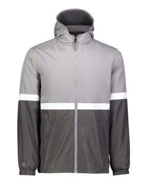 Holloway 229587 Men’s Turnabout Reversible Hooded Jacket – Athletic Grey/ Carbon