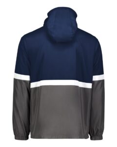 Holloway 229587 Men’s Turnabout Reversible Hooded Jacket – Navy/ Carbon (back)