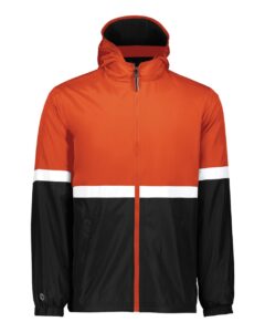 Holloway 229587 Men’s Turnabout Reversible Hooded Jacket – Orange/ Black