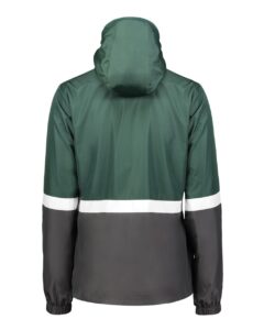 Holloway 229787 Women’s Turnabout Reversible Hooded Jacket – Dark Green/ Carbon (back)