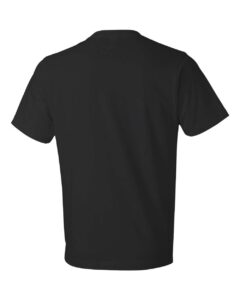 Gildan 980 Unisex Softstyle® Lightweight T-Shirt – Black (back)