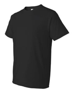 Gildan 980 Unisex Softstyle® Lightweight T-Shirt – Black (side)