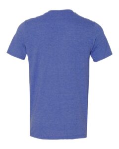 Gildan 980 Unisex Softstyle® Lightweight T-Shirt – Heather Blue (back)
