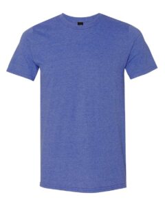 Gildan 980 Unisex Softstyle® Lightweight T-Shirt – Heather Blue