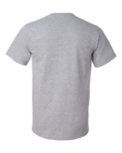 Gildan 980 Unisex Softstyle® Lightweight T-Shirt – Heather Grey (back)