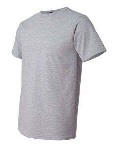 Gildan 980 Unisex Softstyle® Lightweight T-Shirt – Heather Grey (side)