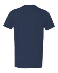 Gildan 980 Unisex Softstyle® Lightweight T-Shirt – Heather Navy (back)
