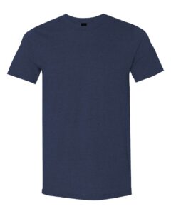 Gildan 980 Unisex Softstyle® Lightweight T-Shirt – Heather Navy