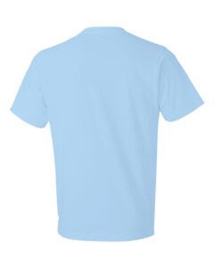 Gildan 980 Unisex Softstyle® Lightweight T-Shirt – Baby Blue (back)