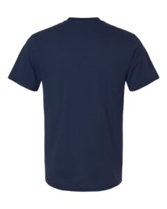 Gildan 980 Unisex Softstyle® Lightweight T-Shirt – Navy (back)
