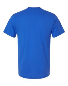 Gildan 980 Unisex Softstyle® Lightweight T-Shirt – Royal Blue (back)