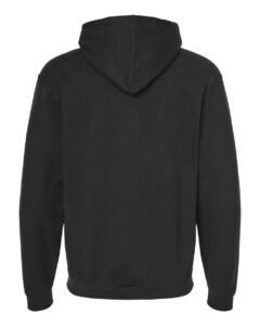 Tultex 331 Unisex Full-Zip Hooded Sweatshirt – Black (back)