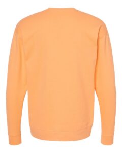 Tultex 340 Unisex Fleece Crewneck Sweatshirt – Cantaloupe (back)