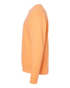 Tultex 340 Unisex Fleece Crewneck Sweatshirt – Cantaloupe (side)