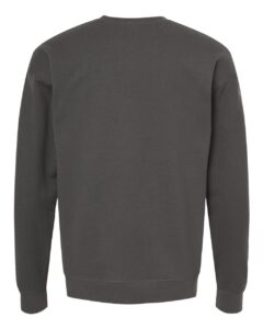 Tultex 340 Unisex Fleece Crewneck Sweatshirt – Charcoal (back)