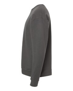 Tultex 340 Unisex Fleece Crewneck Sweatshirt – Charcoal (side)