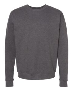 Tultex 340 Unisex Fleece Crewneck Sweatshirt – Heather Charcoal
