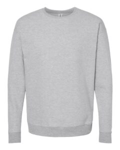 Tultex 340 Unisex Fleece Crewneck Sweatshirt – Heather Grey