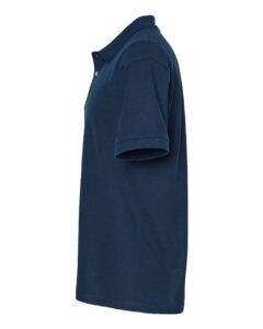 Tultex 400 Men’s 50/50 Sport Pique Polo – Navy (side)