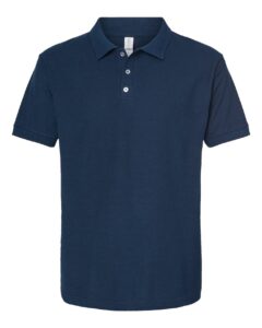 Tultex 400 Men’s 50/50 Sport Pique Polo – Navy
