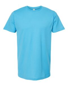 Tultex 202 Unisex Fine Jersey T-Shirt – Aqua