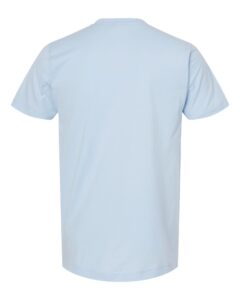 Tultex 202 Unisex Fine Jersey T-Shirt – Baby Blue (back)
