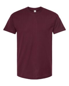 Tultex 202 Unisex Fine Jersey T-Shirt – Burgundy