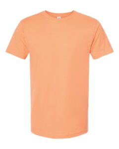 Tultex 202 Unisex Fine Jersey T-Shirt – Cantaloupe