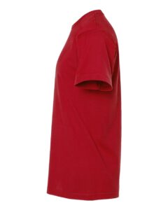 Tultex 202 Unisex Fine Jersey T-Shirt – Cardinal (side)