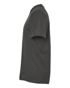 Tultex 202 Unisex Fine Jersey T-Shirt – Charcoal (side)