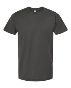 Tultex 202 Unisex Fine Jersey T-Shirt – Charcoal