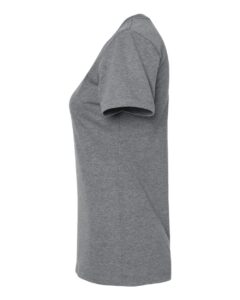 Tultex 542 Women’s Premium Cotton Blend T-Shirt – Athletic Heather (side)
