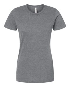 Tultex 542 Women’s Premium Cotton Blend T-Shirt – Athletic Heather