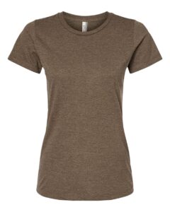 Tultex 542 Women’s Premium Cotton Blend T-Shirt – Brown Heather