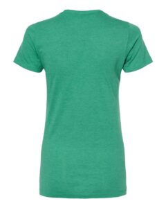 Tultex 542 Women’s Premium Cotton Blend T-Shirt – Kelly Heather (back)