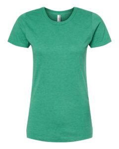 Tultex 542 Women’s Premium Cotton Blend T-Shirt – Kelly Heather