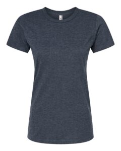 Tultex 542 Women’s Premium Cotton Blend T-Shirt – Navy Heather