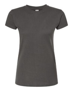 Tultex 213 Women’s Fine Jersey Slim Fit T-Shirt – Charcoal