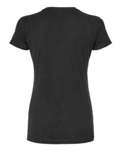 Tultex 213 Women’s Fine Jersey Slim Fit T-Shirt – Coal (back)