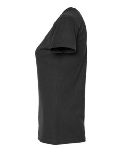 Tultex 213 Women’s Fine Jersey Slim Fit T-Shirt – Coal (side)