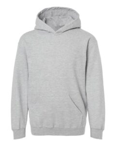 Tultex 320Y Youth Hooded Sweatshirt – Heather Grey