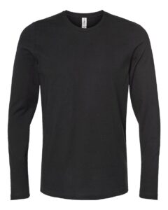 Tultex 591 Unisex Premium Cotton Long Sleeve T-Shirt – Black