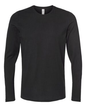 Tultex 591 Unisex Premium Cotton Long Sleeve T-Shirt – Black