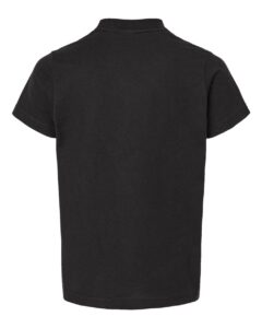 Tultex 235 Youth Fine Jersey T-Shirt – Black (back)