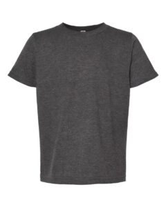 Tultex 235 Youth Fine Jersey T-Shirt – Heather Charcoal