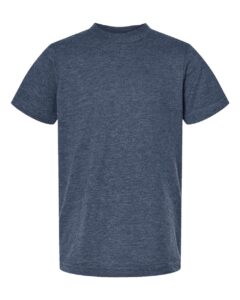 Tultex 235 Youth Fine Jersey T-Shirt – Heather Denim