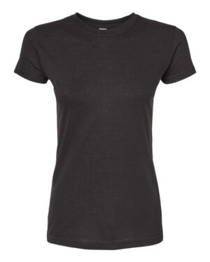 Tultex 240 Women’s Poly-Rich T-Shirt – Black